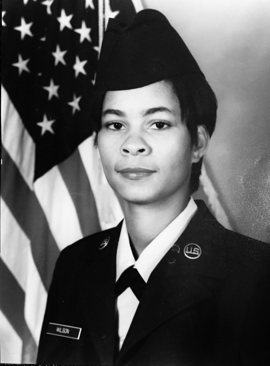 Jackie Griffith as an U.S. Air Force member in the 1990s.
