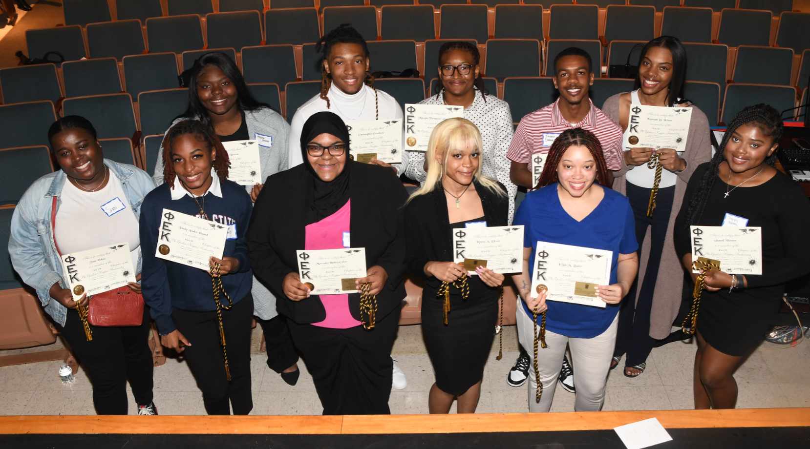 Students attending the Public Health and Fitness Leader’s Day