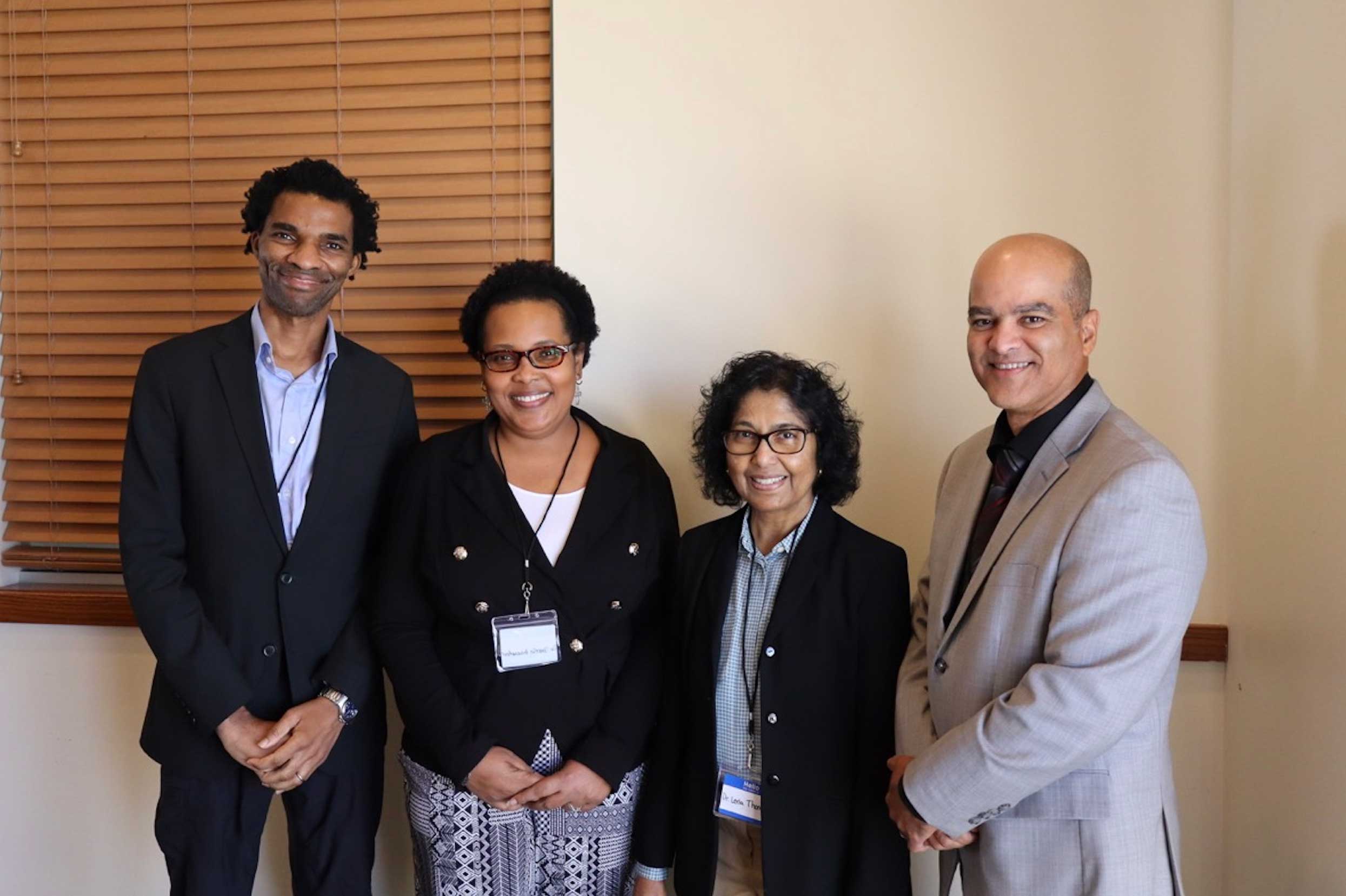 Pictured (From L to R): IDC Director Dr. Hakeem Lawal and 2023 Pilot Grant PIs, Dr. Chanelle Acheamfour, Dr. Leela Thomas, and Dr. Karl Miletti.

The Investigator Development Core at the IHER Center is pleased to announce the names of the 2024 Pilot Grant cohort!

Applications are also now open for the 2025 Pilot Grant. Apply now through Piestar: iher.piestar-rfx.com/dsu/136