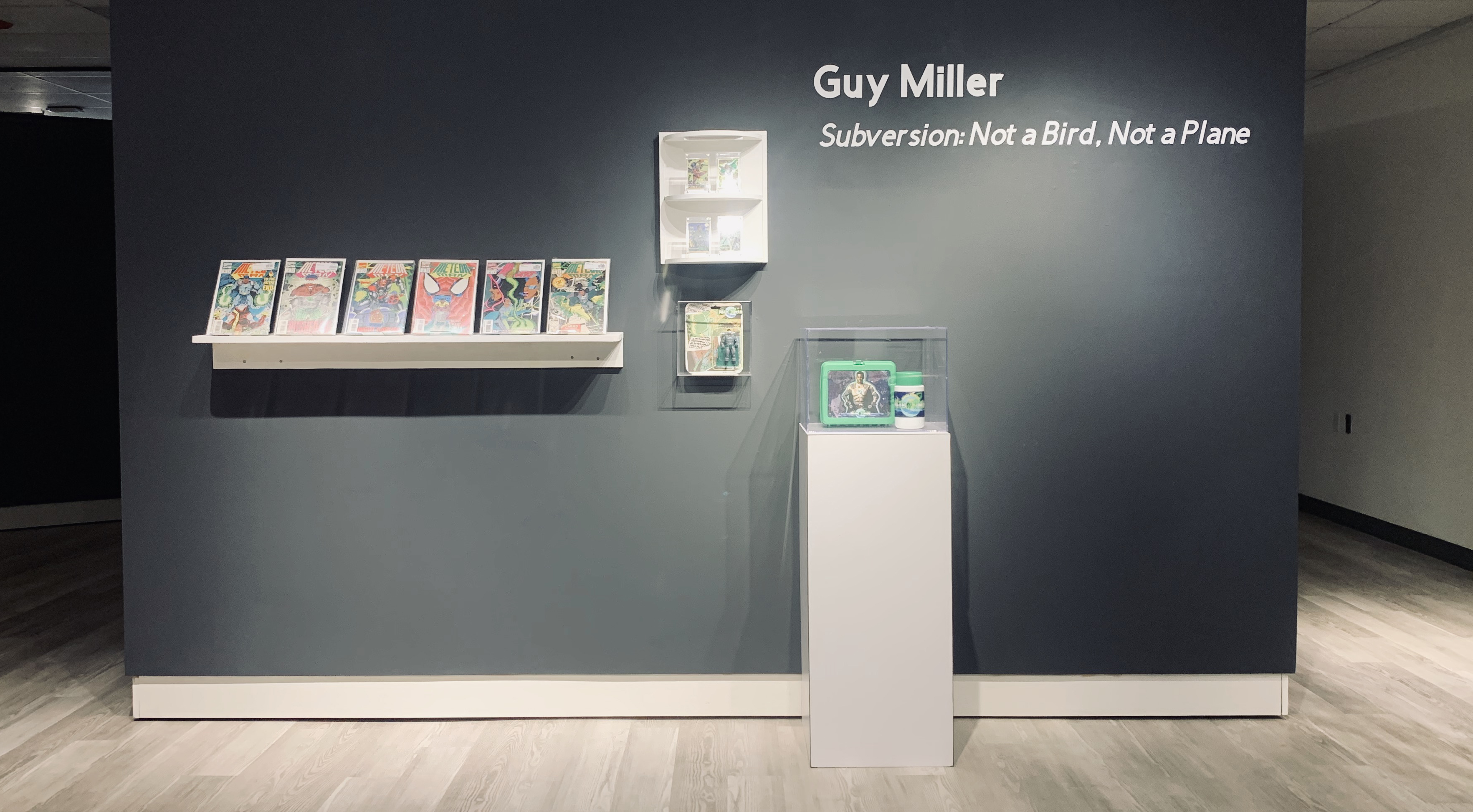 The pictured works and others of University alumnus Guy Miller can be viewed online in a virtual exhibition by the Del State Arts Center/Gallery.