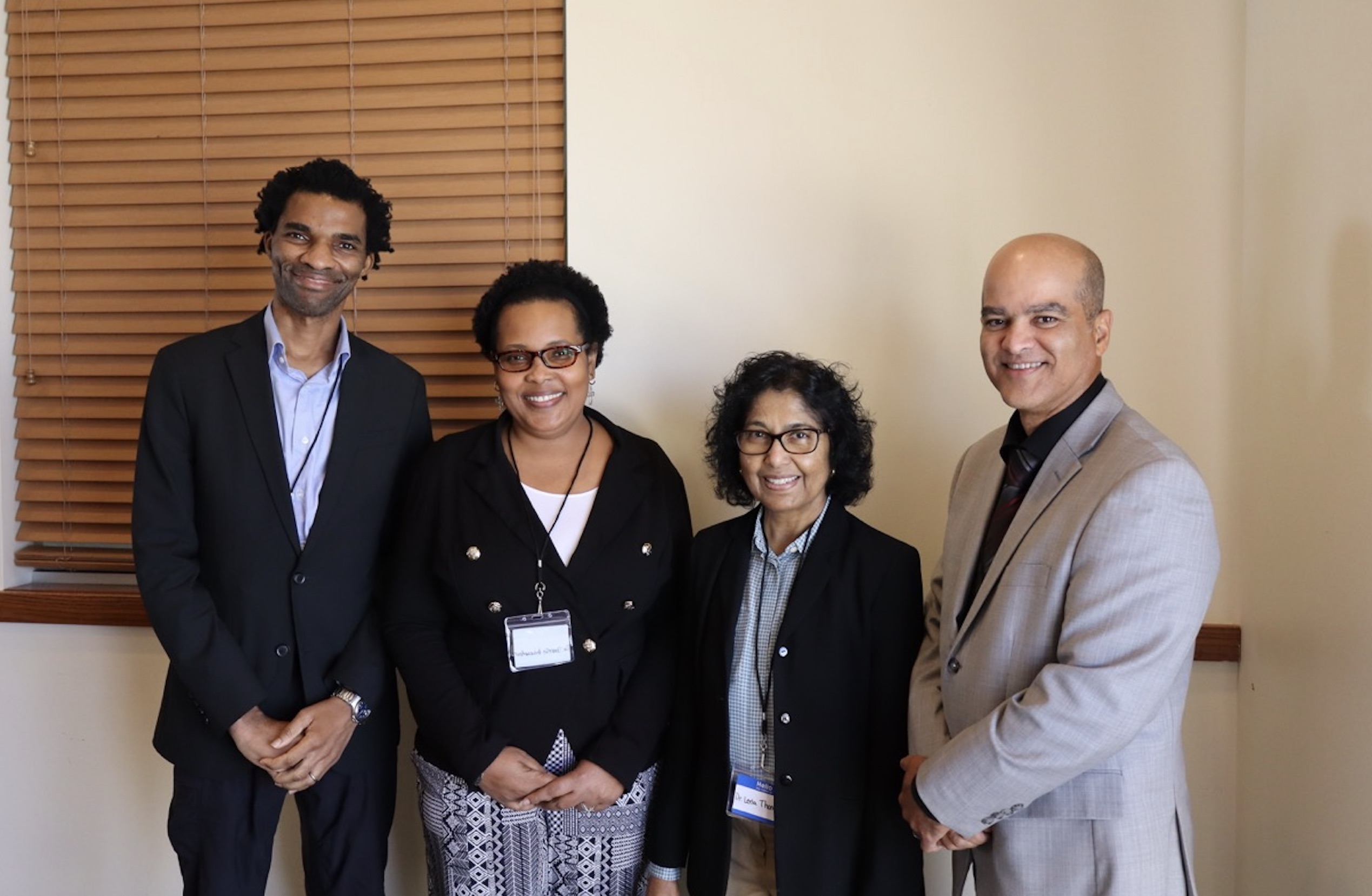 Pictured (From L to R): IDC Director Dr. Hakeem Lawal and 2023 Pilot Grant PIs, Dr. Chanelle Acheamfour, Dr. Leela Thomas, and Dr. Karl Miletti.

The Investigator Development Core at the IHER Center is pleased to announce the names of the 2024 Pilot Grant cohort!

Applications are also now open for the 2025 Pilot Grant. Apply now through Piestar: iher.piestar-rfx.com/dsu/136