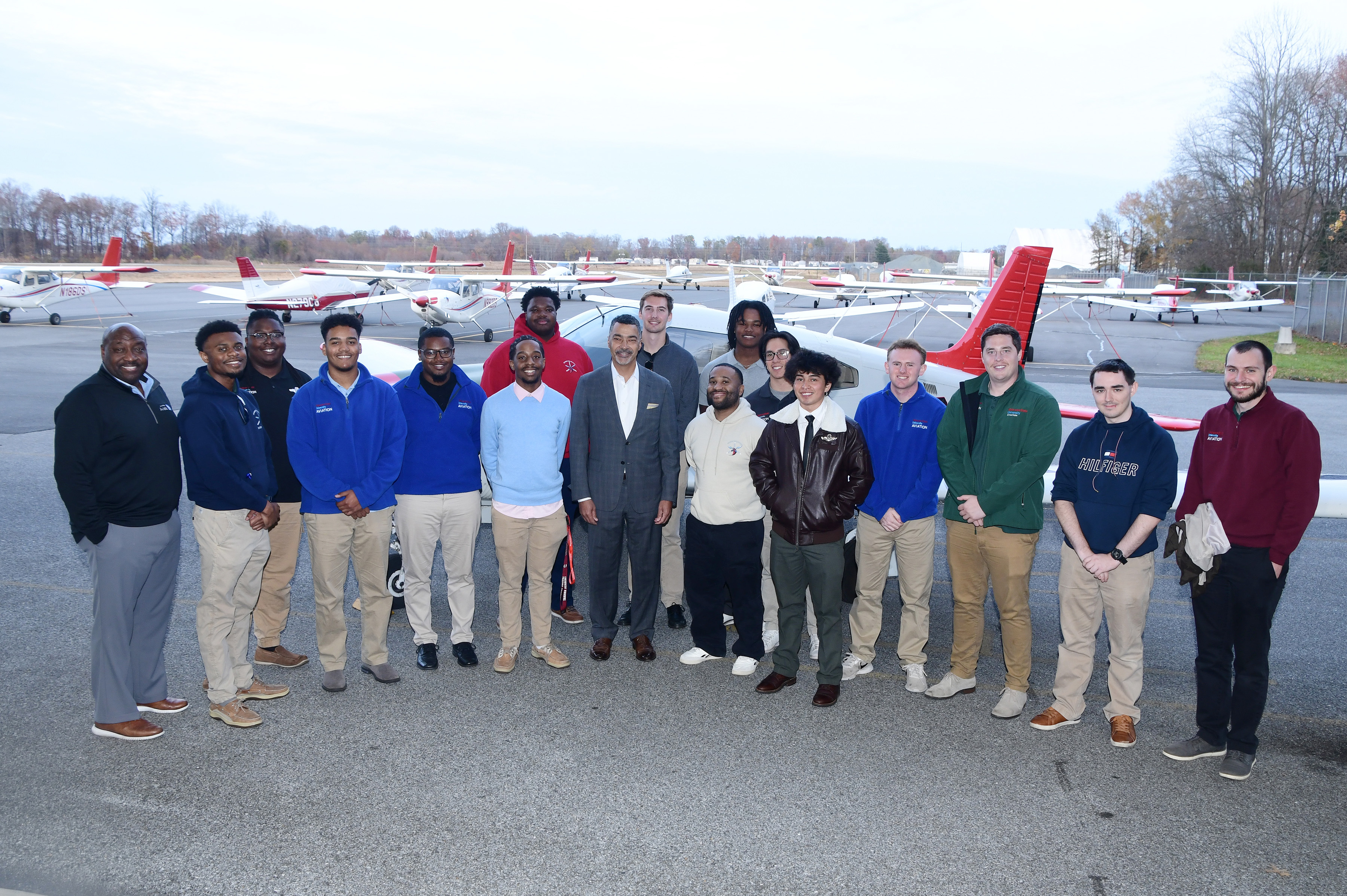 United Airlines history makers visit DSU