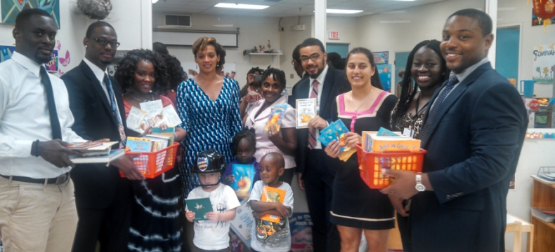 Graduate Students Donate Books to Early Childhood Lab