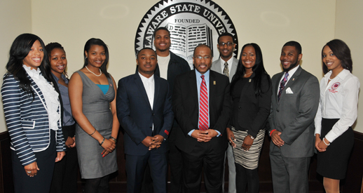 Senior SGA Group Lunches With DSU President