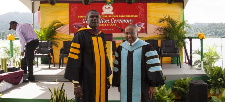 DSU President Gives Commencement Address at CASE